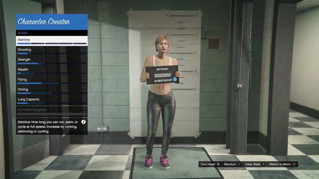 Below is a guide on how to think about the stats as you're creating your GTA Online character.