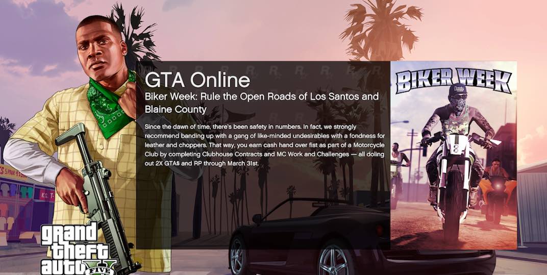 Always keep track of the weekly GTA Online updates for sales and bonuses, and don't forget the Criminal Enterprise Starter Pack to get everything you need when starting out for FREE.
