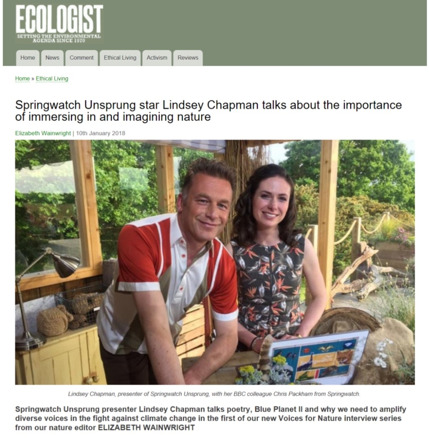 Interview with the Ecologist