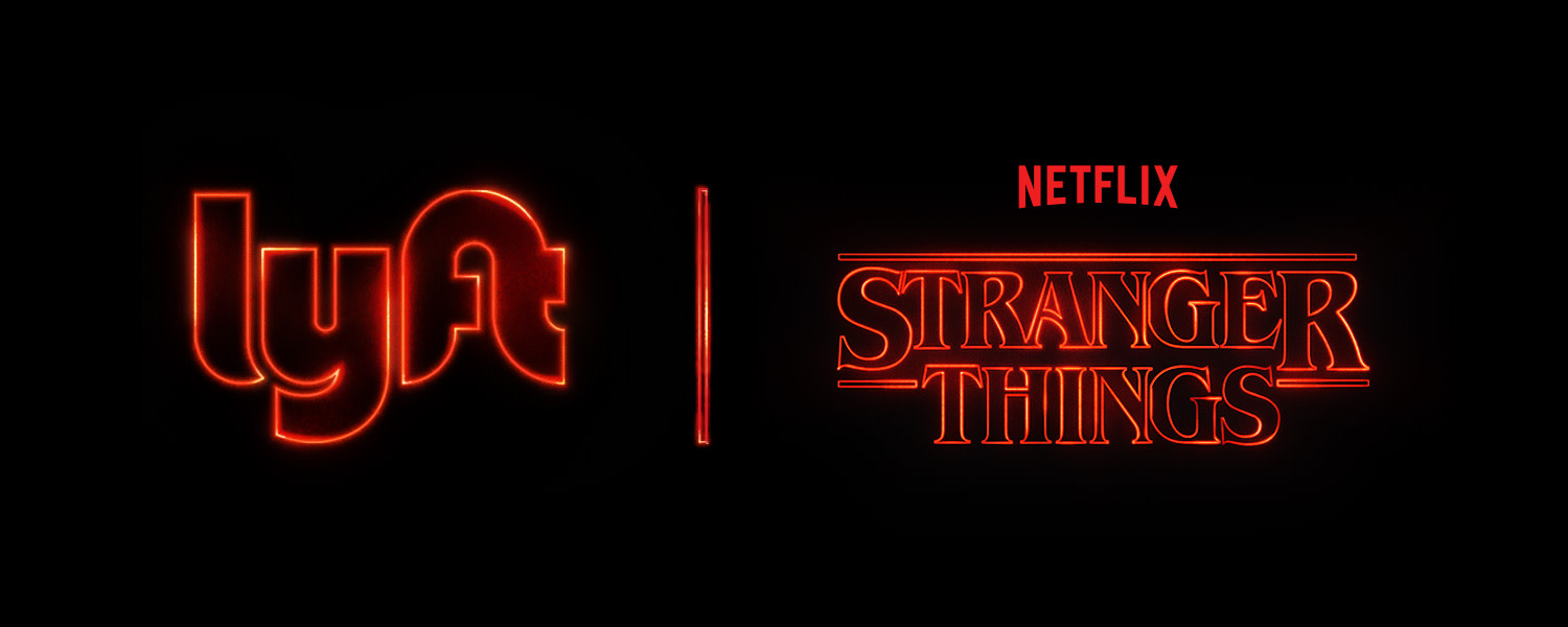 Poster - lyft-x-stranger-things