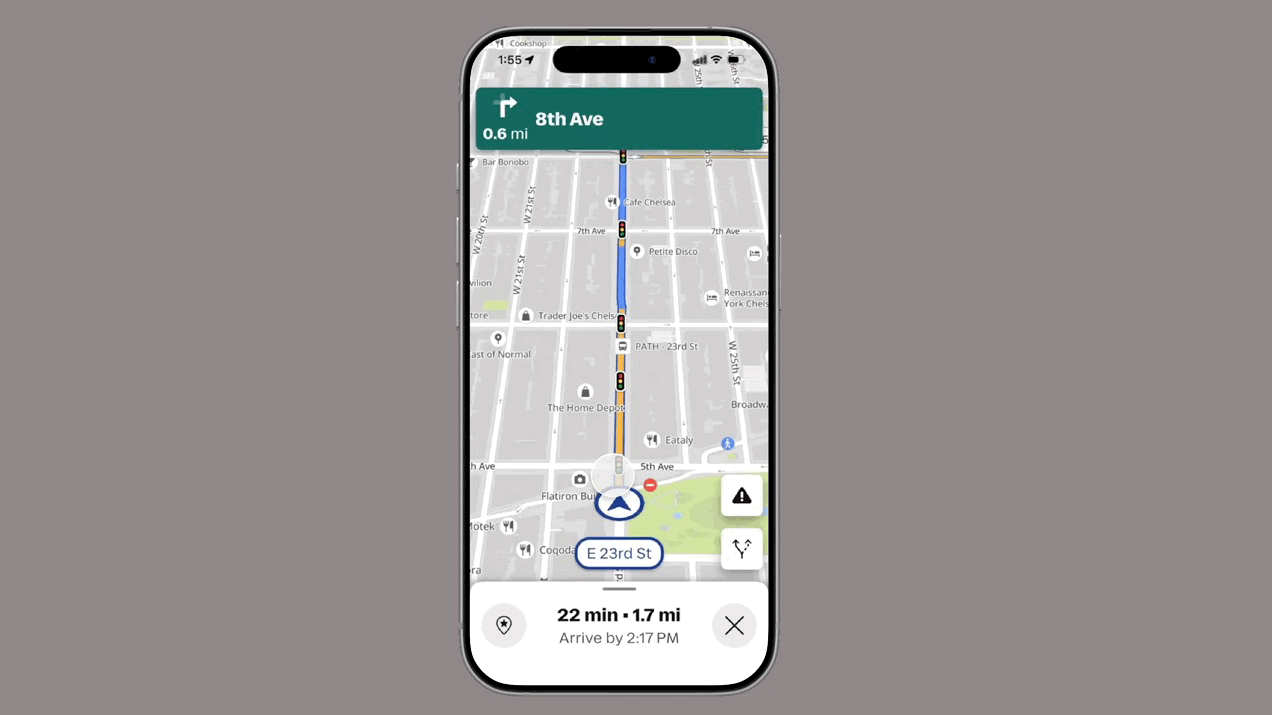 Lyft Maps Offline Save Favorite Places GIF