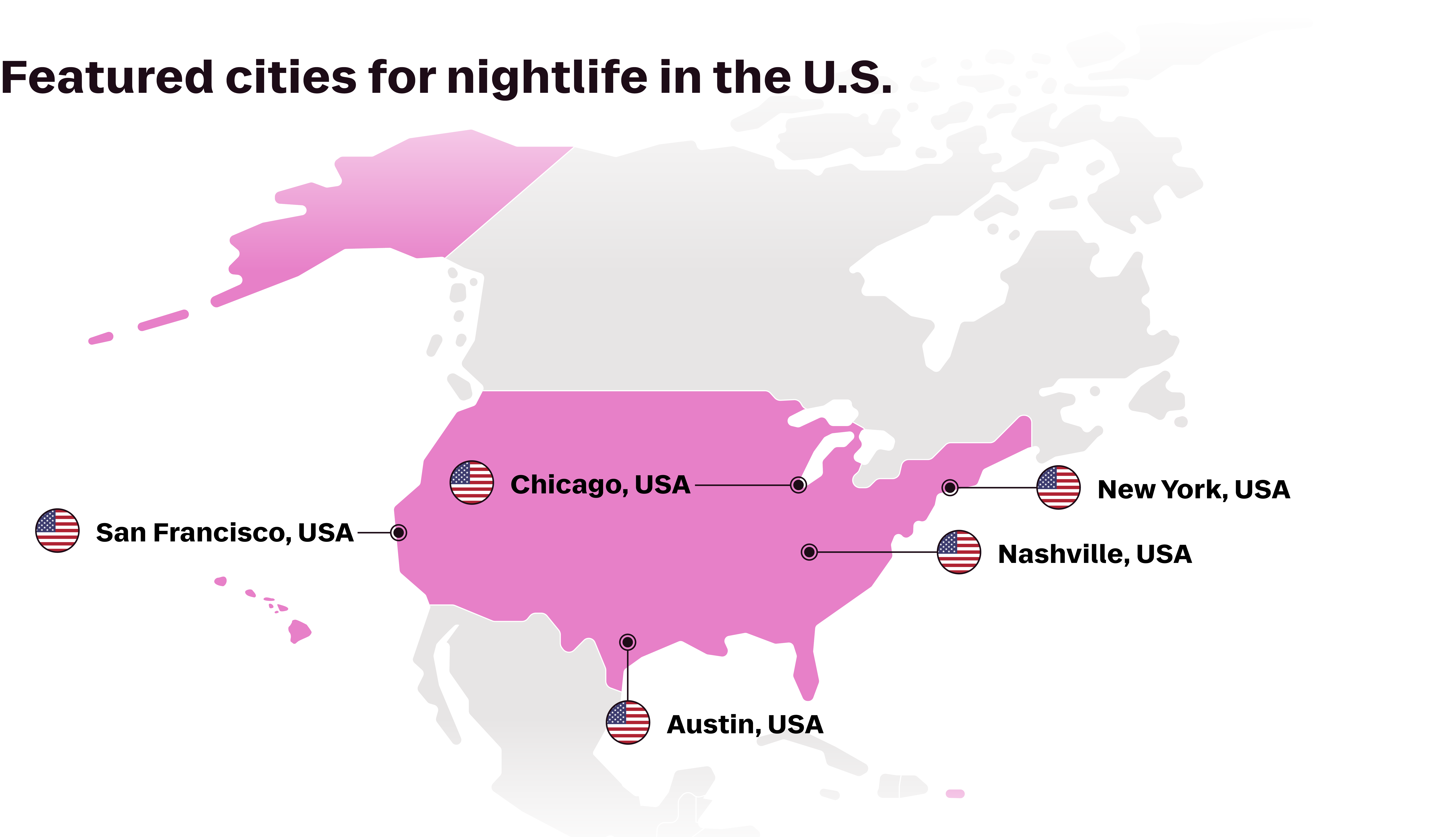 Best cities for nightlife in the U.S., Top U.S. cities for nightlife