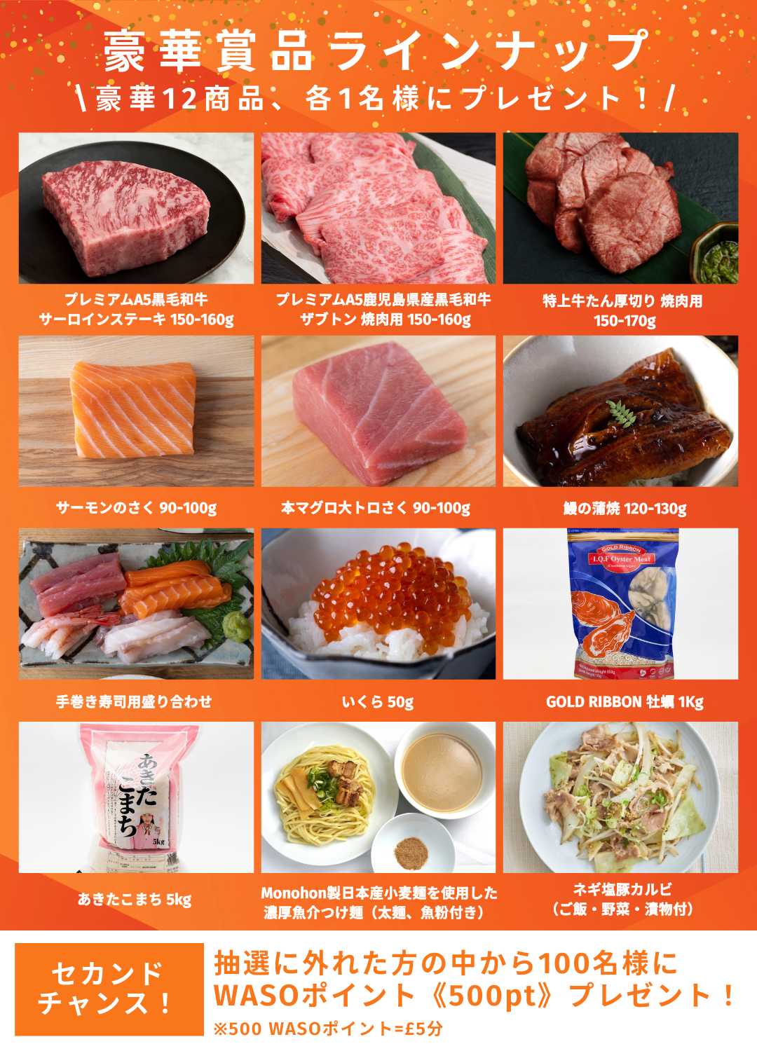 豪華商品ラインナップ🎊