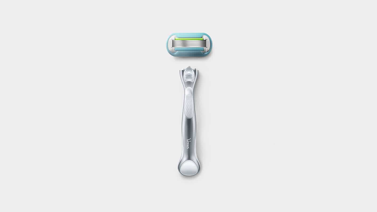Rasoir à 5 lames pour femmes Venus Platinum Extra Smooth Rasoir à 5 lames pour femmes Venus Platinum Extra Smooth