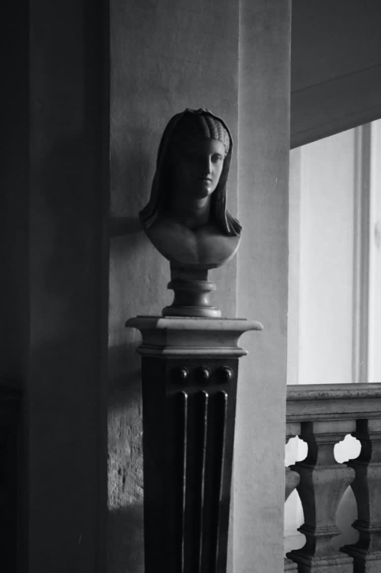 A Roman marble statue