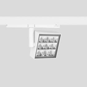 Track spotlights  with adapter for 3-phase Eurostandard Plus® track systems