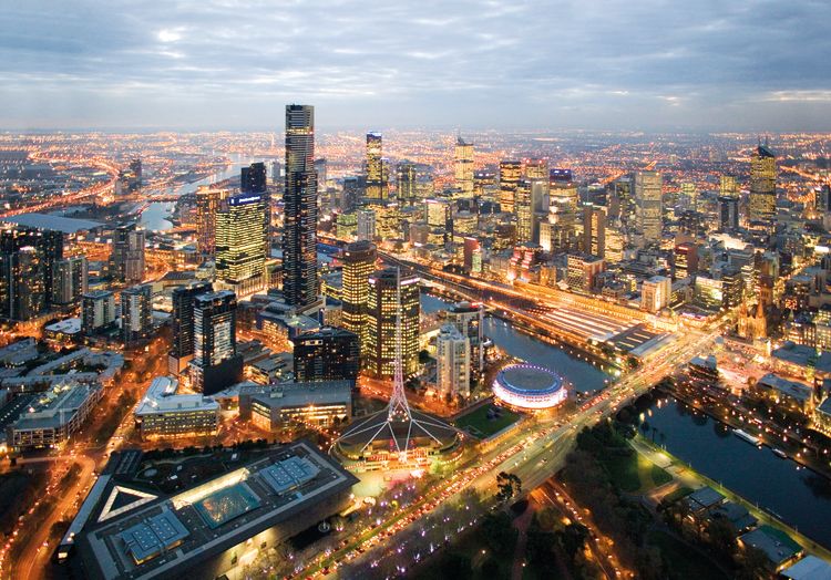 Eureka Tower is placed right in the heart of Melbourne's arts and culture district
