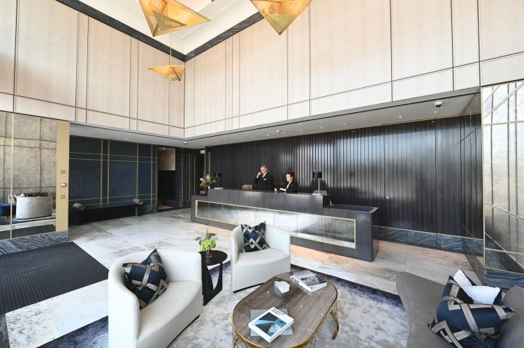 The concierge is warm and welcoming with a calming and contemporary aesthetic