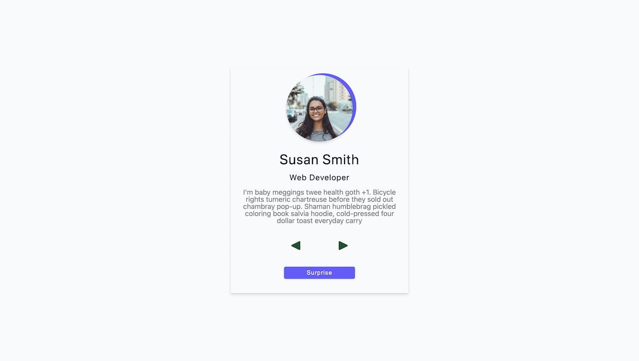 reviews slider
