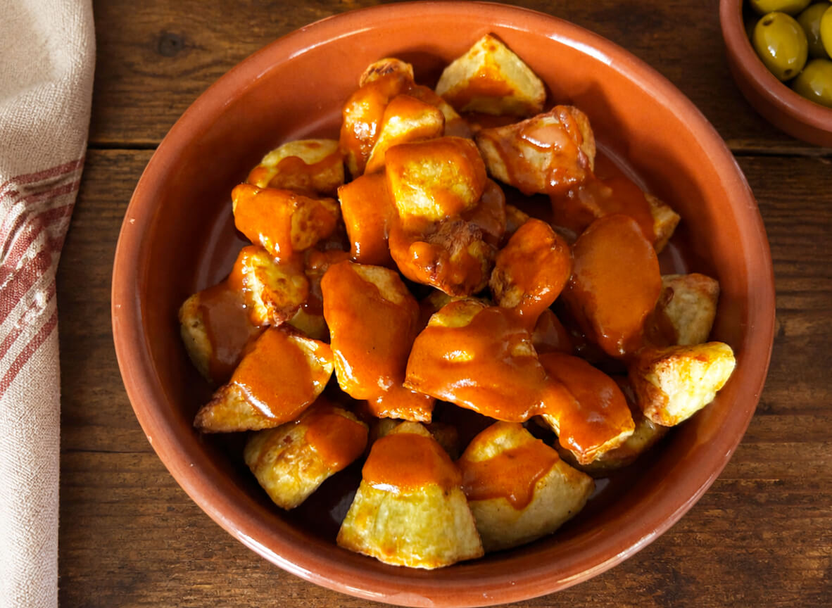 Air Fryer Patatas Bravas