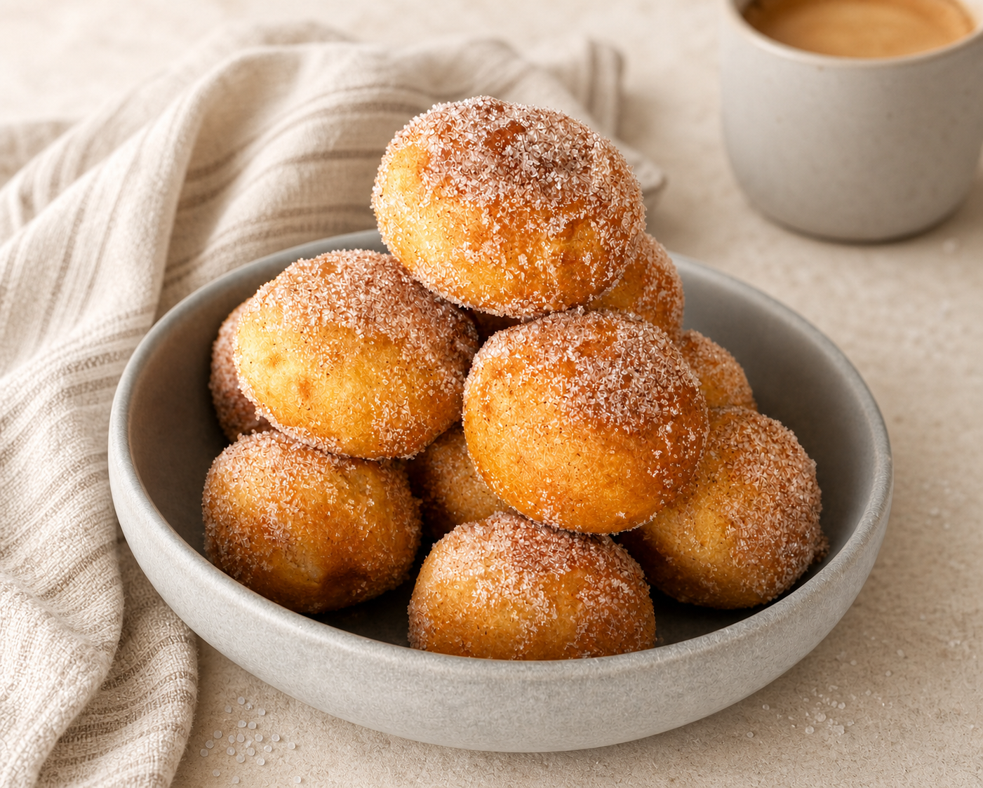 Air Fryer Donut Bites (No Yeast)