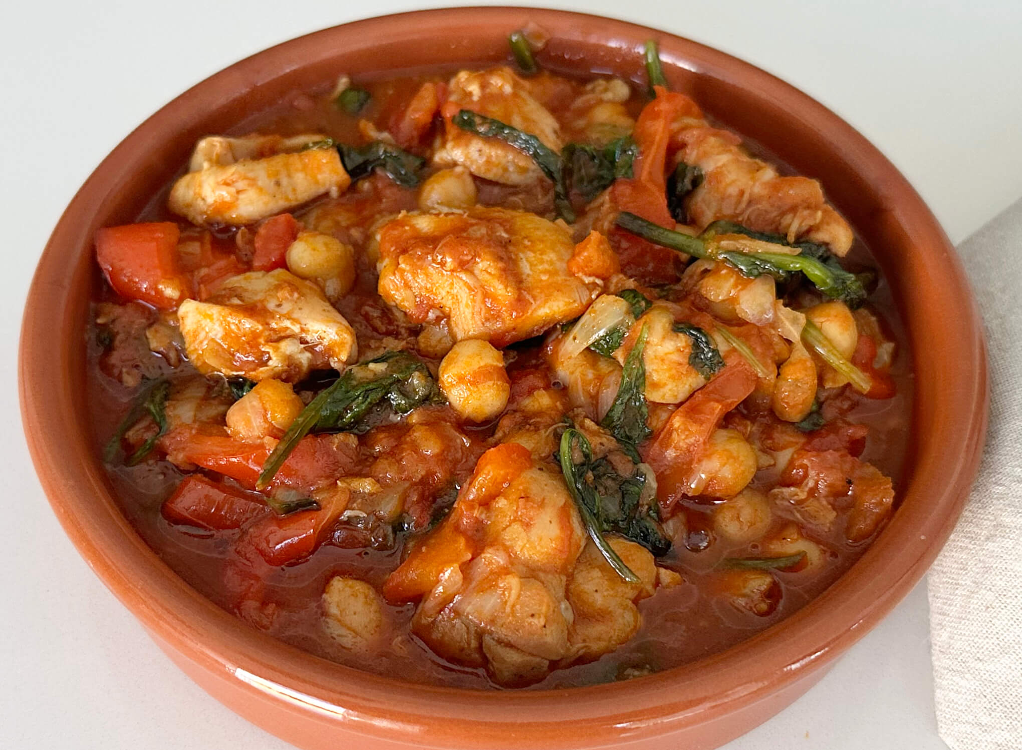Spanish Chicken & Chickpea Stew