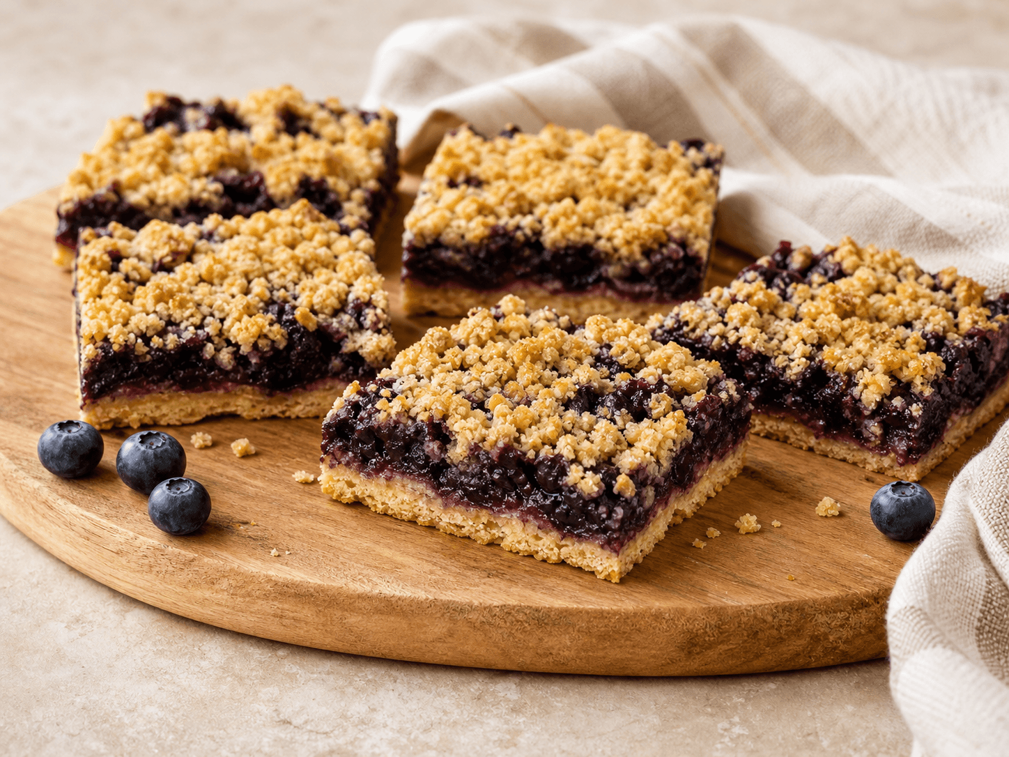 Blueberry Crumble Bars