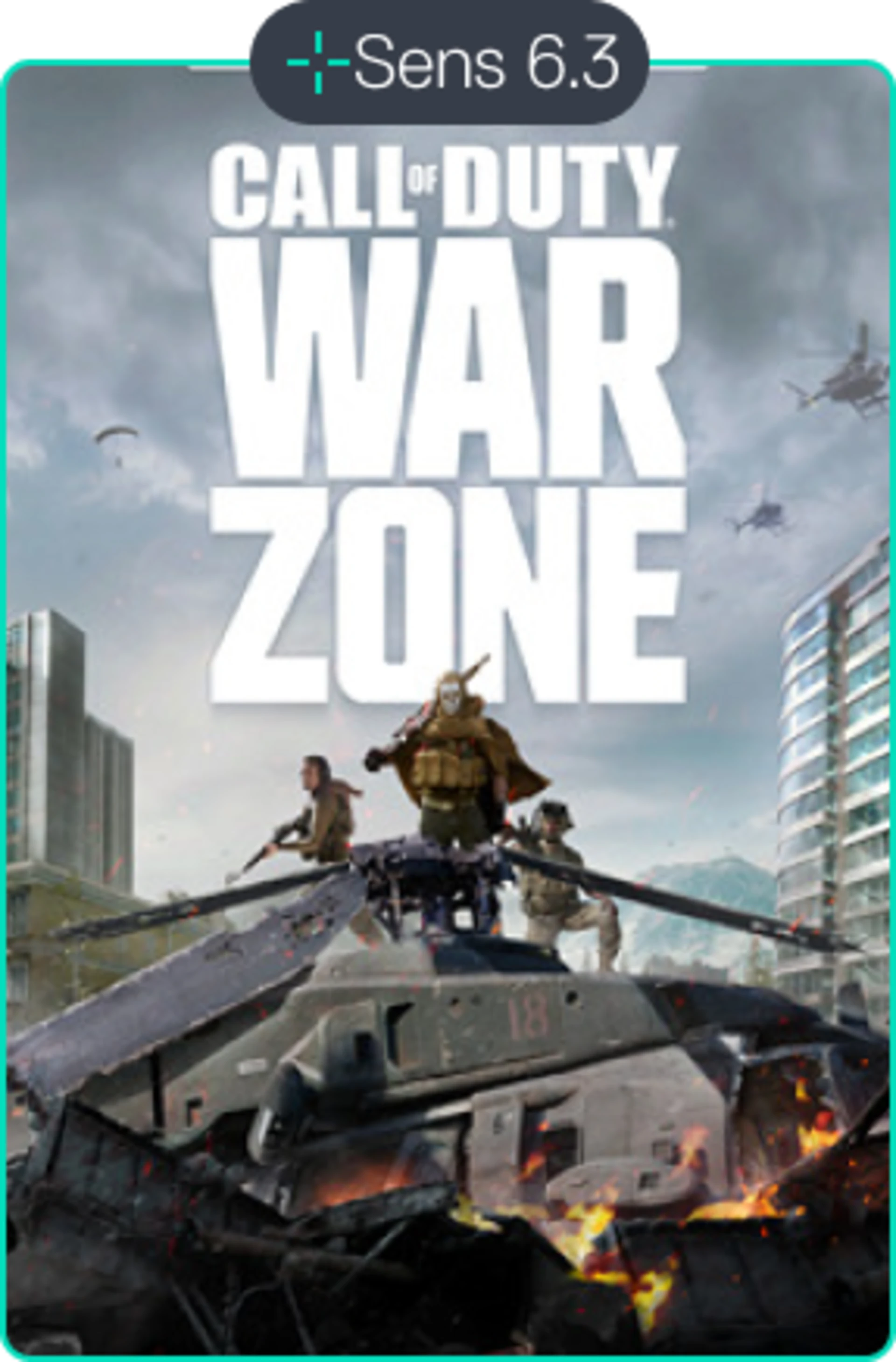 Call of Duty War Zone Afişi