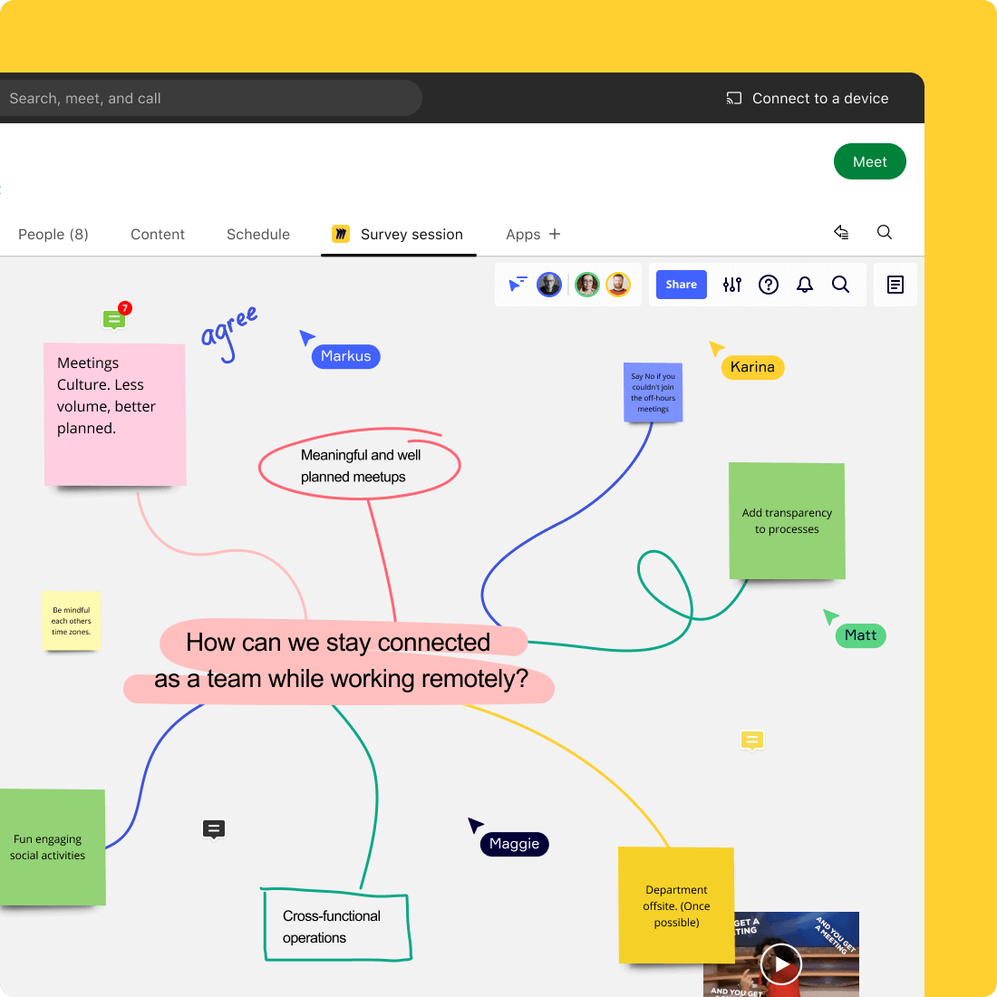 Turn conversation into collaboration