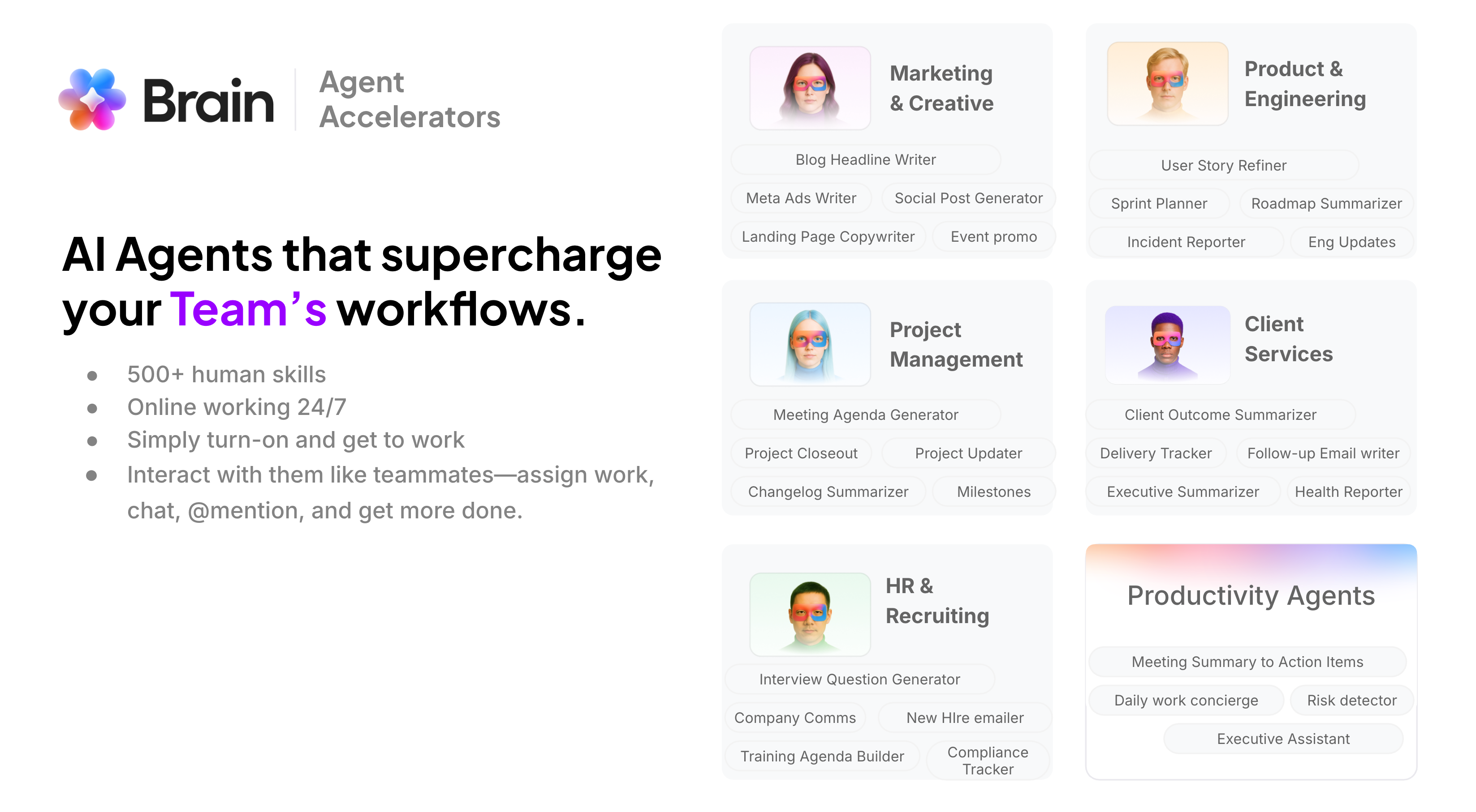 AI Agents that supercharge your Team’s workflows