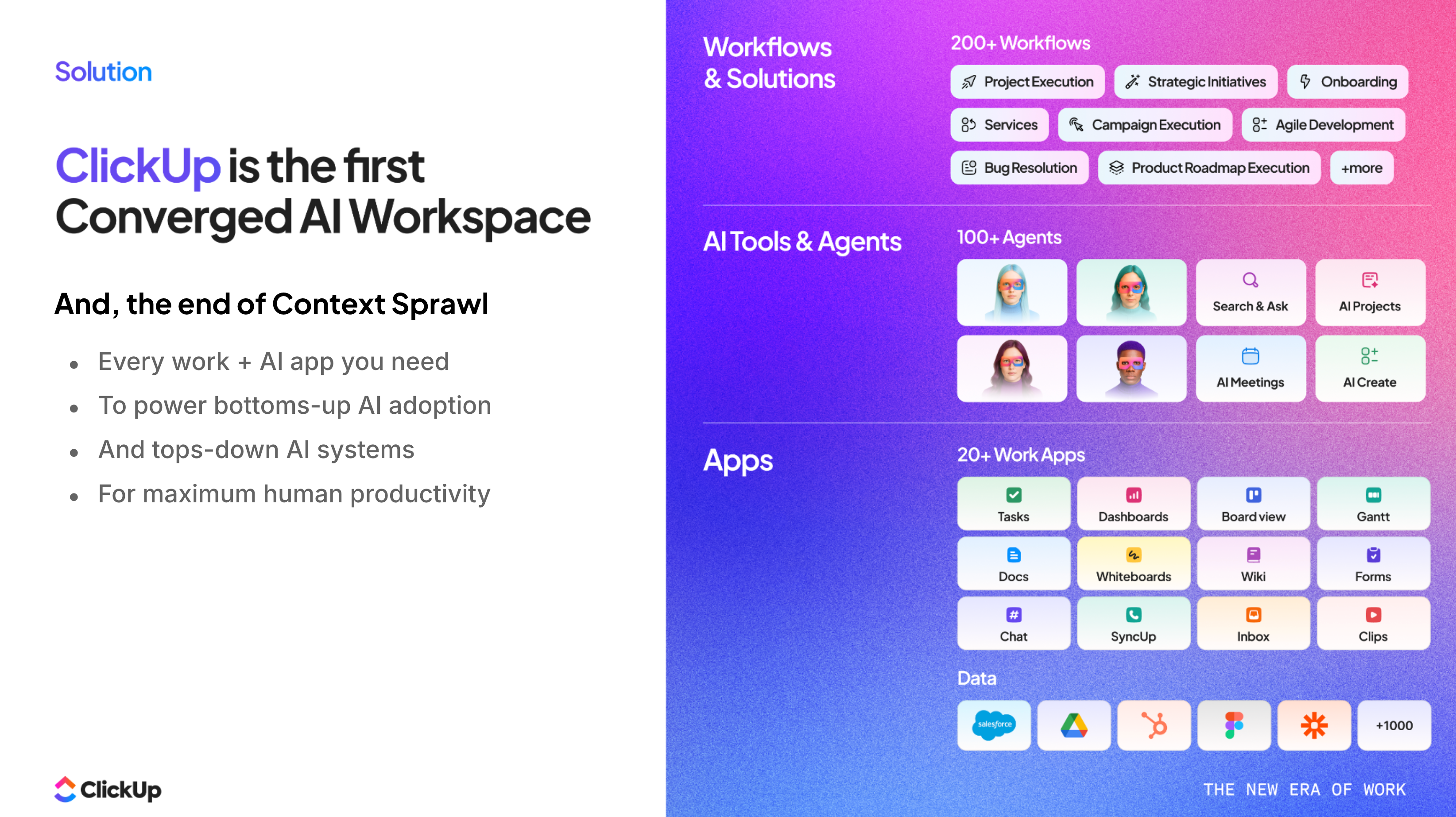 ClickUp is the converged AI Workspace