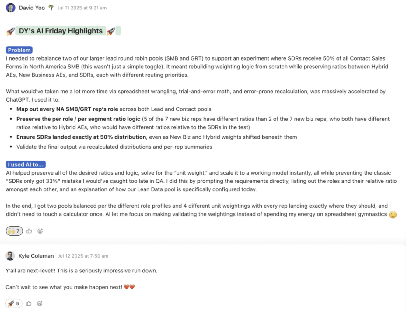 ClickUp's Friday mandate