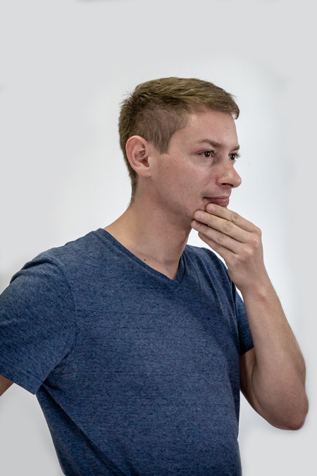 Portrait of a guy from the Kraków office.