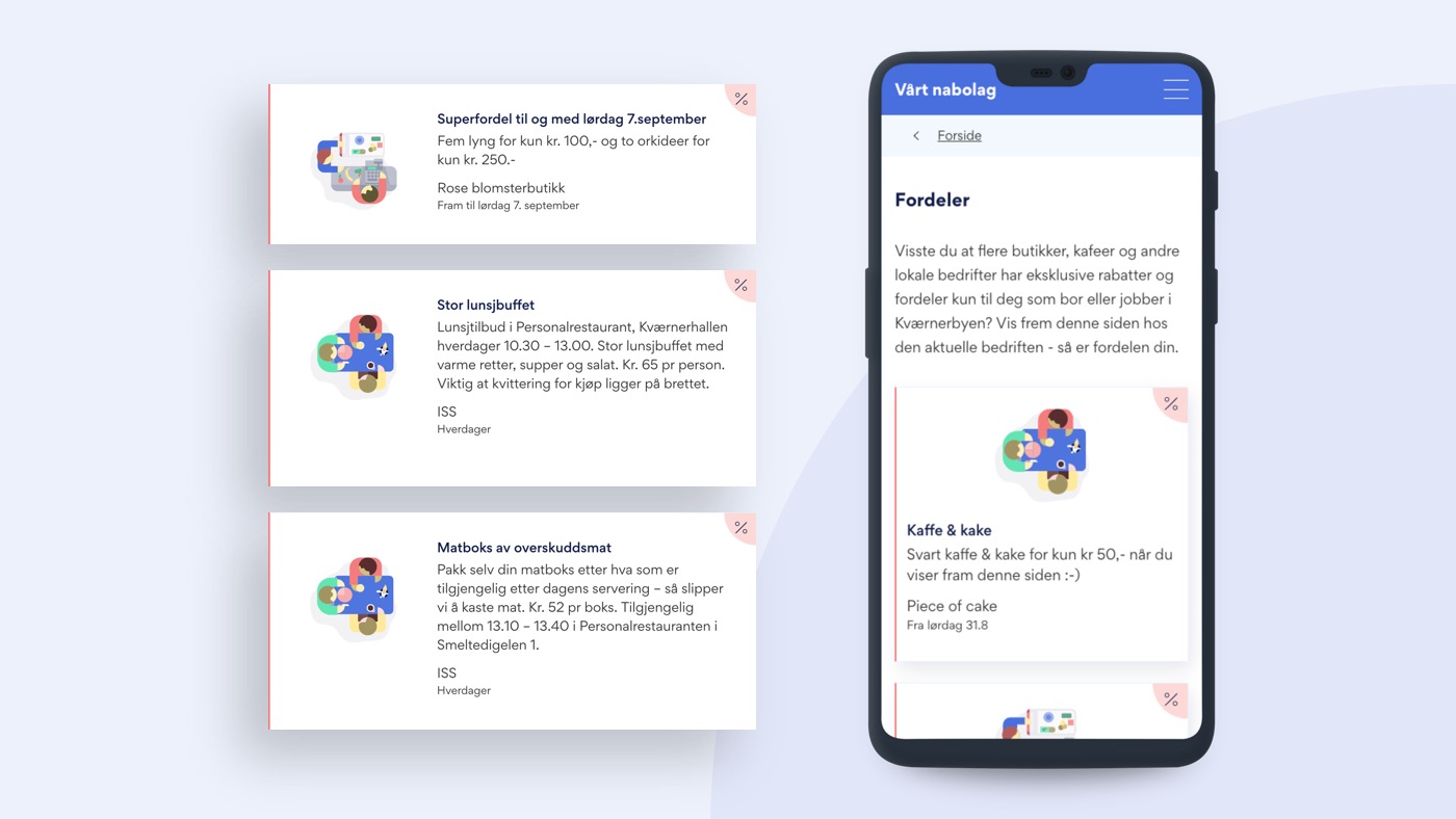 Screenshot displaying some of the functions on the new OBOS application.