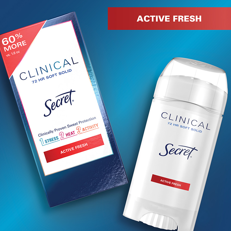 Clinical Strength Soft Solid Deodorant Active Scent