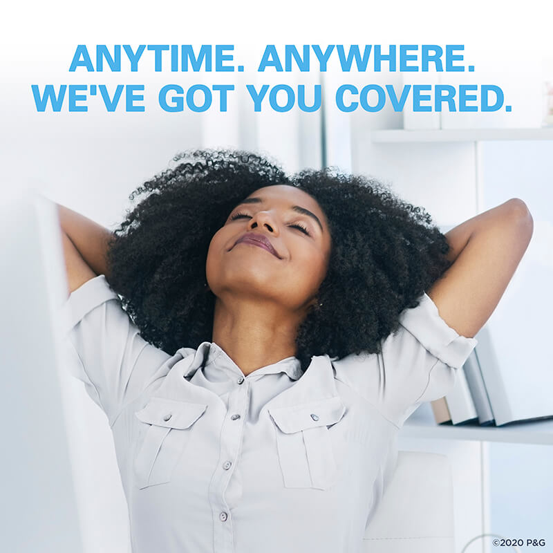 Anytime anywhere we've got you covered
