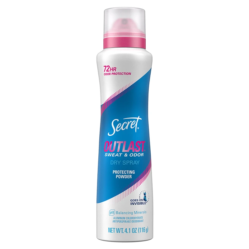Dry Spray Antiperspirant & Deodorant for Women Protecting Powder