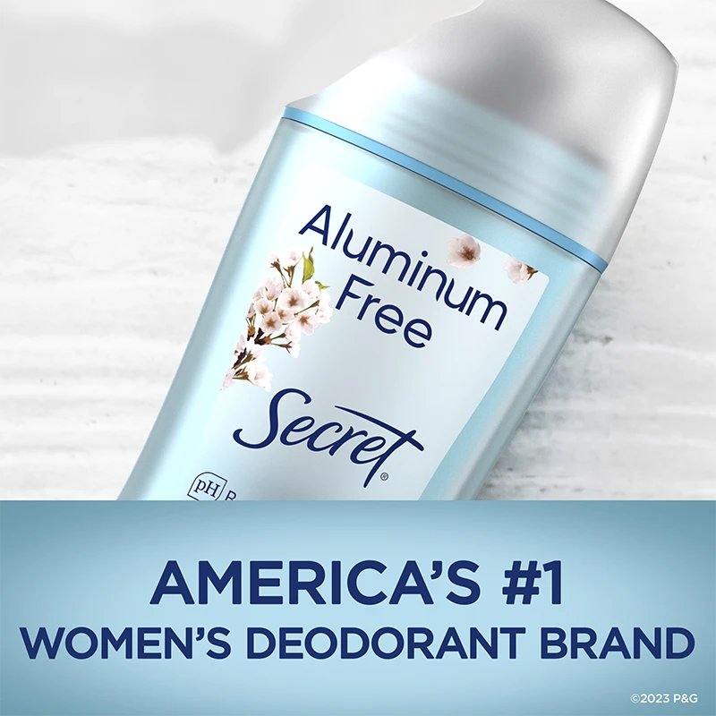 Secret Aluminum Free Deodorant - Cherry Blossom America's #1