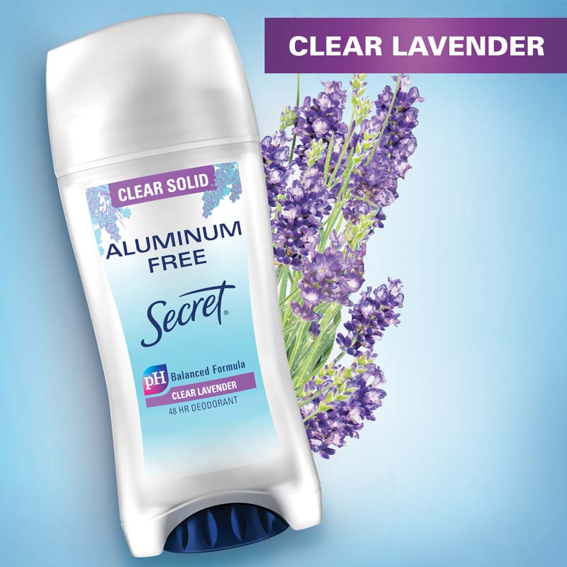 Clear Solid Deodorant Lavender