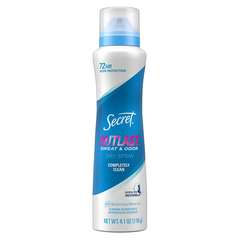  Dry Spray Antiperspirant & Deodorant for Women Completely Clean