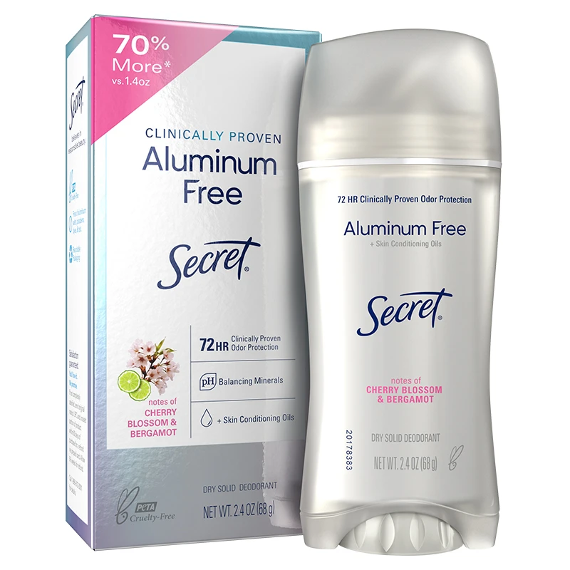 Clinically Proven Aluminum Free Deodorant Cherry 2.4 OZ