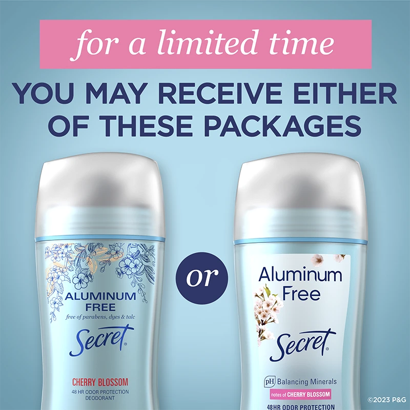 Aluminum Free Deodorant - Cherry Blossom for a limited time