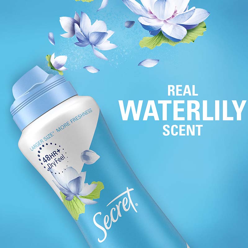Secret Weightless Dry Spray Waterlily + Argan Oil Scent
