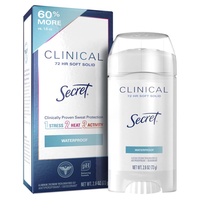 Clinical Strength Soft Solid Deodorant Waterproof 2.6 oz