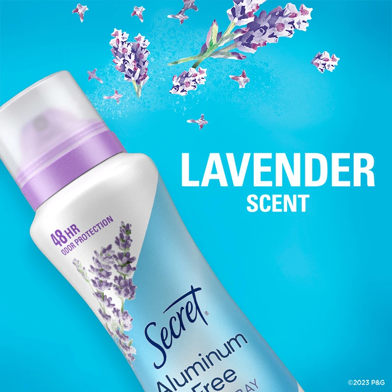 Aluminum Free Dry Spray - Real Lavender Scent