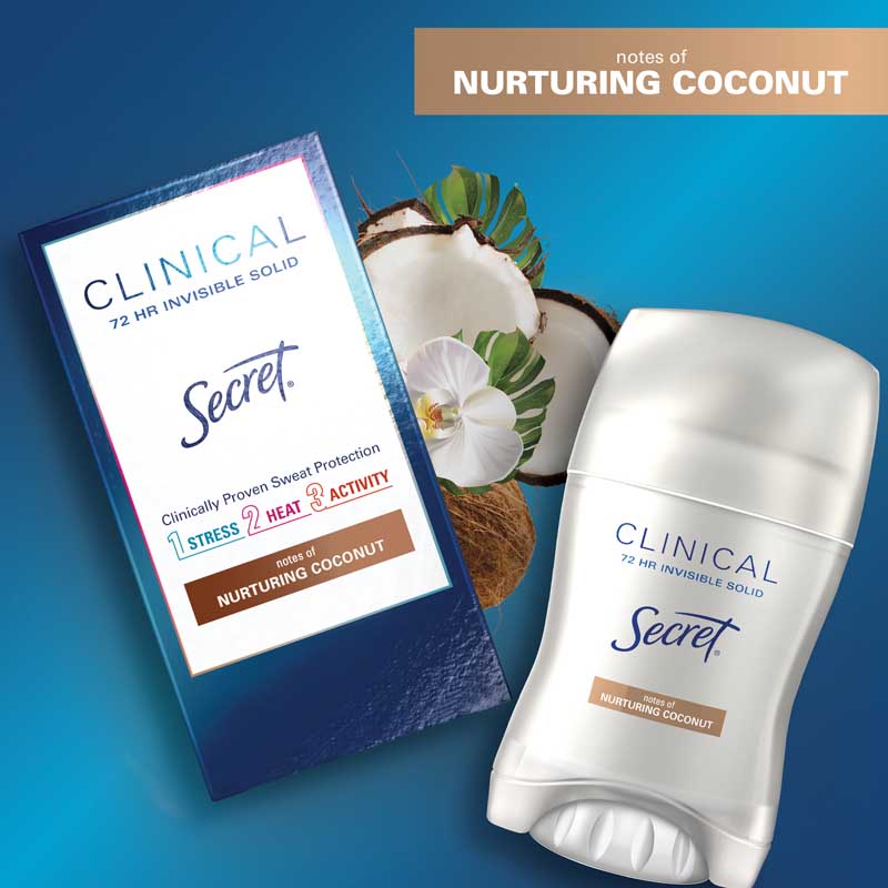 Clinical Strength Invisible Solid - Nurturing Coconut Scent