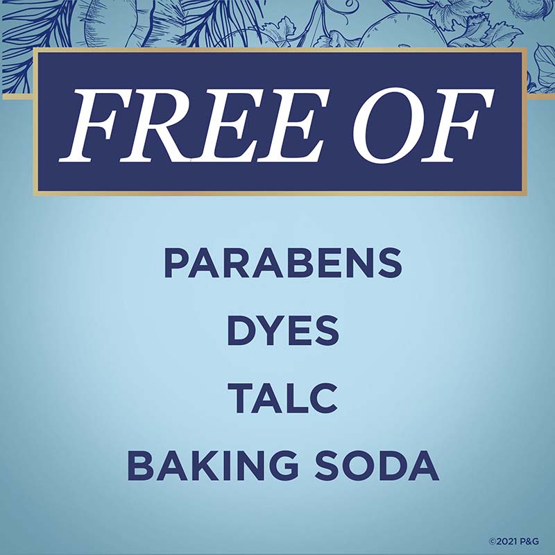 Free Of Parabens Dyes Talc Baking Soda