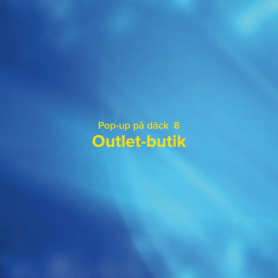 Pop-up Outlet-butik