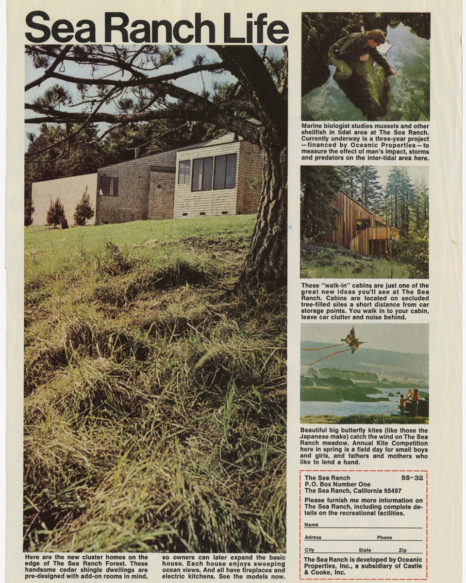 "Sea Ranch Life" via the Lawrence Halprin archive at the University of Pennsylvania.