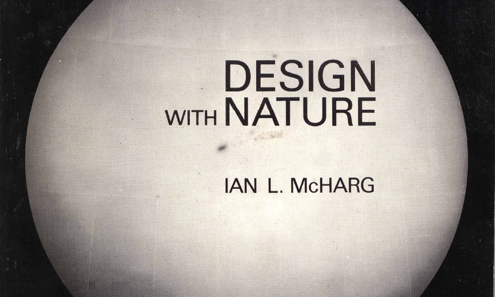 The 1969 cover of Design with Nature