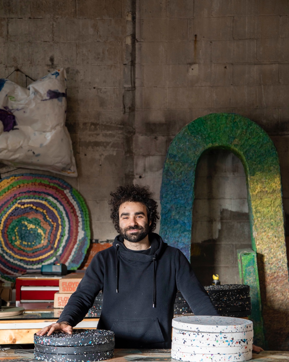 Simon Anton in THING THING's Detroit studio.