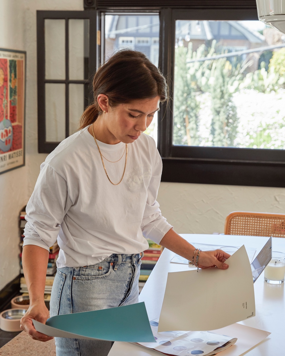 Natalie develops and tests Backdrop's paint colors in her own home. She wanted to create an easier paint buying experience!