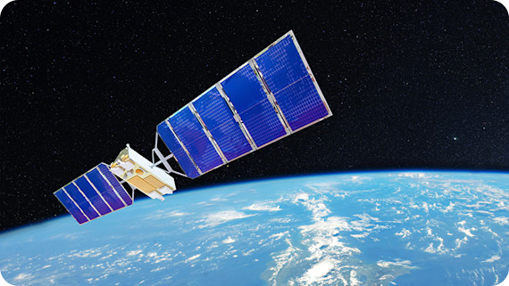 satellite in space