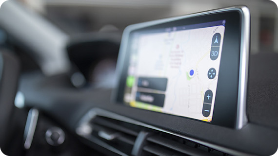 The GSS7000 enables precise positioning, such as required for in-car navigation systems