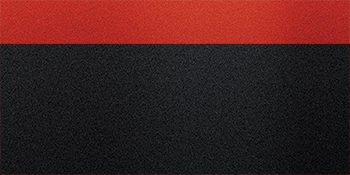 Noir onyx / Rouge infernal bicolore