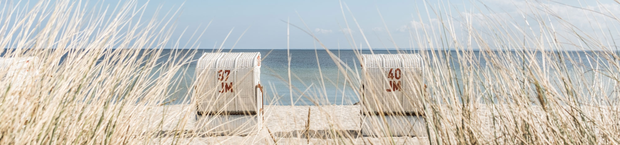 Last Minute Ostsee Weiße Strandkörbe