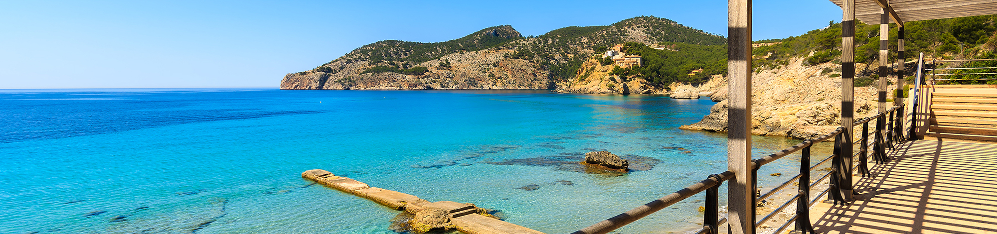 Meerblick vom Steg Last Minute Spanien