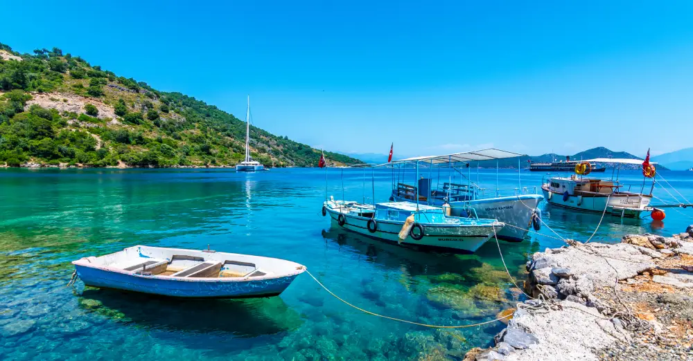 Dalaman Dalaman meer boote