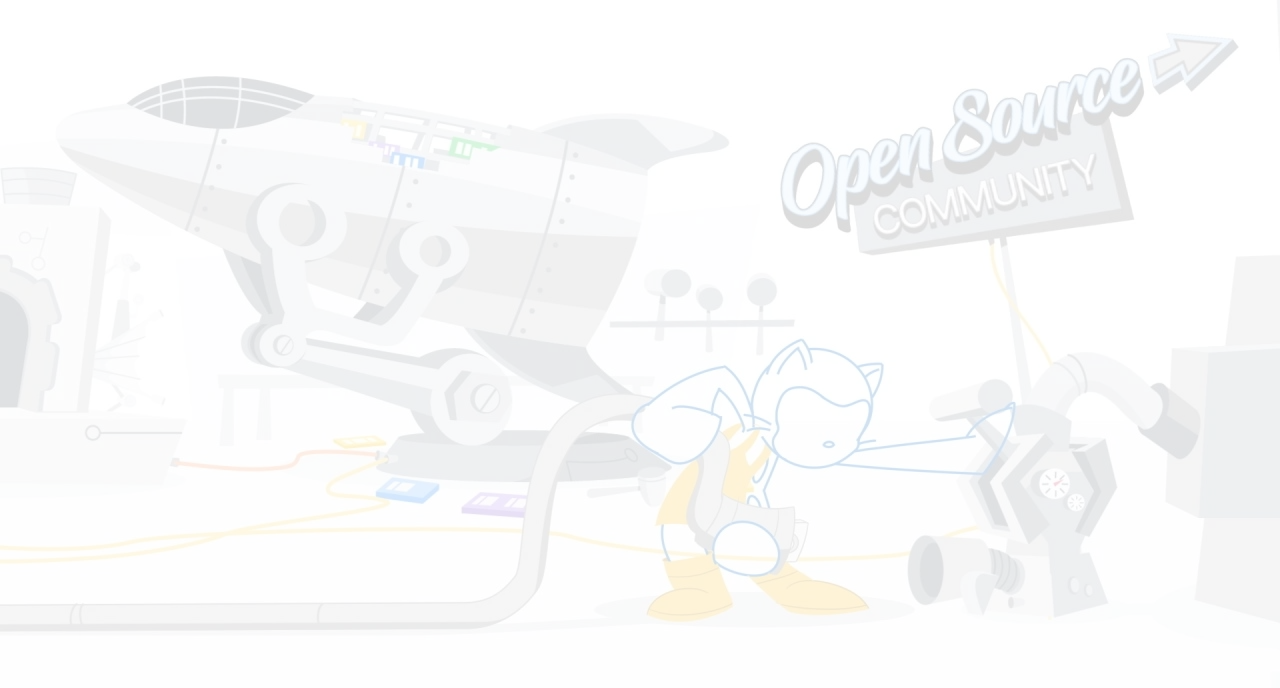 Octocat fueling a rocket going to Open Source Community