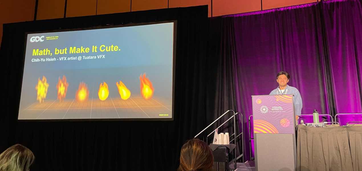 Chih-Yu Hsieh Presenting at the Visual Effects Summit